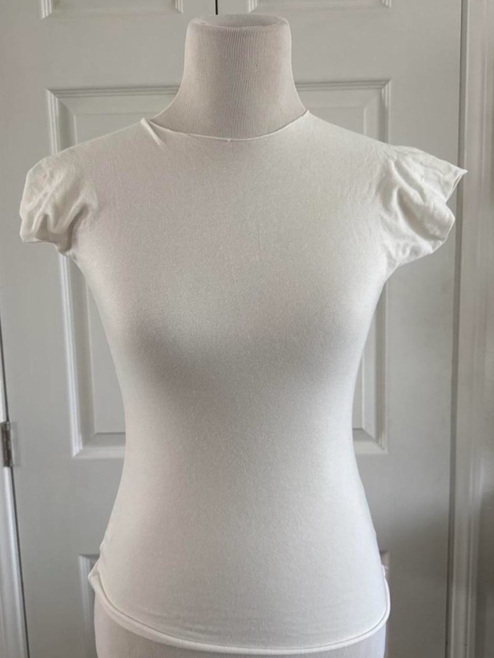 Yeezy White Short Sleeve Crewneck Women's Tee
